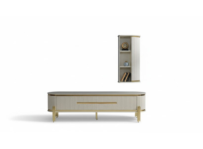 Luxueux meuble TV, meuble télé, commode, bahut, buffet, unité murale 2 pièces neuf.