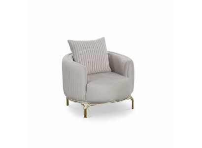 Rond Fauteuil Simple une place Luxe 1 Place Tapisserie Siège Designer Tissu d'ameublement
