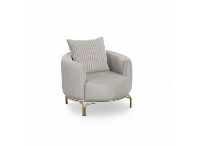 Rond Fauteuil Simple une place Luxe 1 Place Tapisserie Siège Designer Tissu d'ameublement