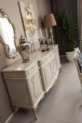 Sideboard Armoire de luxe Étagère Buffet Armoires Salon Vitrine