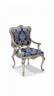 Chaises inclinables Chaise avec accoudoirs Chaise rembourrée Chaise de luxe motif Salle à manger
