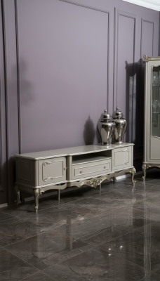 Luxueux Buffet buffet mural Armoire télé Cabinet TV Mobilier Armoires Bois Meuble bas