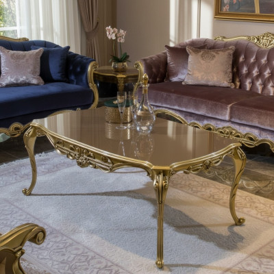 Table basse en or Table d'appoint Table basse Table de design Table de salon