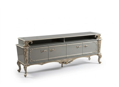 Buffet Étagère de luxe en bois Buffet Armoires Salon Meuble bas Design