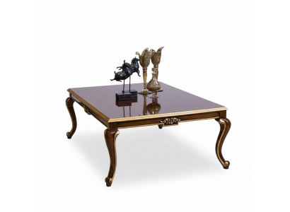 Table basse de luxe Marron Tables basses Salon Table en bois Meubles