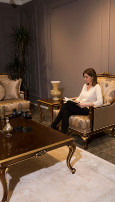 Meuble Chaises Design Fauteuil Textile Salon Luxe Design Baroque Rococo