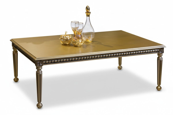 Table basse Tables basses Salon Table basse de luxe Design doré nouveau