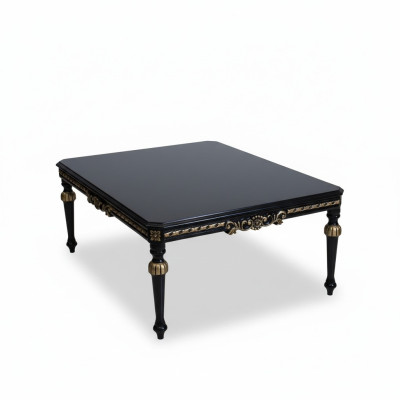 Table basse noire Tables basses Salon Table en bois Table d'appoint nouvelle