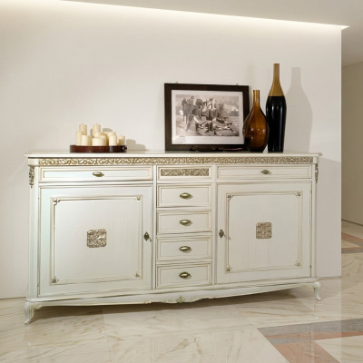 Un nouveau cabinet de style baroque ancien Commode Commode Salon Chambre Étagère Bahut