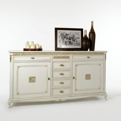 Un nouveau cabinet de style baroque ancien Commode Commode Salon Chambre Étagère Bahut