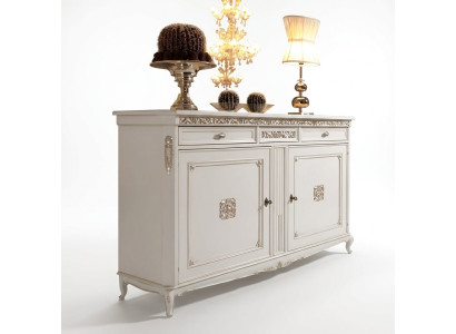 Style antique classique Commode Commode Commodes Armoire en bois Buffet Blanc neuf