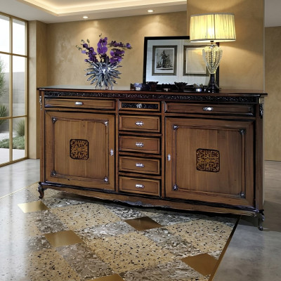 Commode Buffet Commodes Armoire Mobilier Buffet Armoire en bois massif Italie