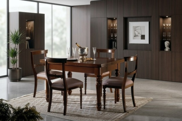 Table à manger Table Meubles Ameublement Tables Meubles italiens Bois massif Salle à manger