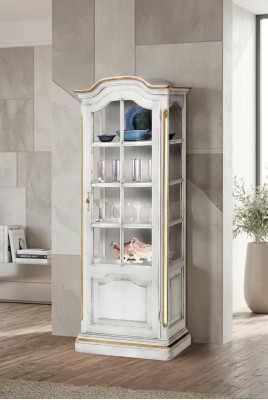 Bahut en bois massif Bahut blanc Bahut de salon Bahut de salle à manger Vitrines Mobilier