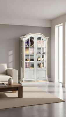 Meuble de rangement Vitrine en bois massif Buffet de salle de séjour Buffet Vaccari cav giovanni