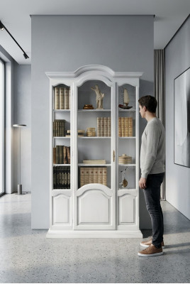 Bücherschrank Regal Schränke Sideboard Büromöbel Möblierung Vitrine Holz neu