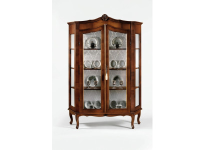 Salle de séjour Buffet en verre Armoire Vitrine Salle à manger Buffet en bois Armoires Mobilier