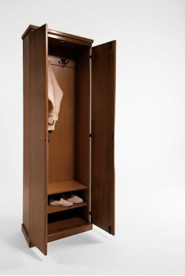 Porte-manteau Armoire Armoire Bois naturel Bois massif Armoires Couloir Bois massif
