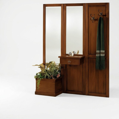Armoire Portemanteau Étagère Armoire Vêtements Meubles Armoires Bahut Bois