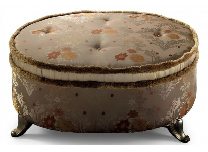 Table ovale repose-pieds Chesterfield Ottoman canapé côté rond