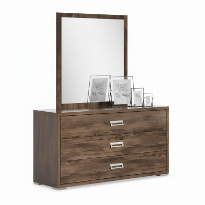 Ensemble de commode, miroir, groupe de commode en bois pour chambre