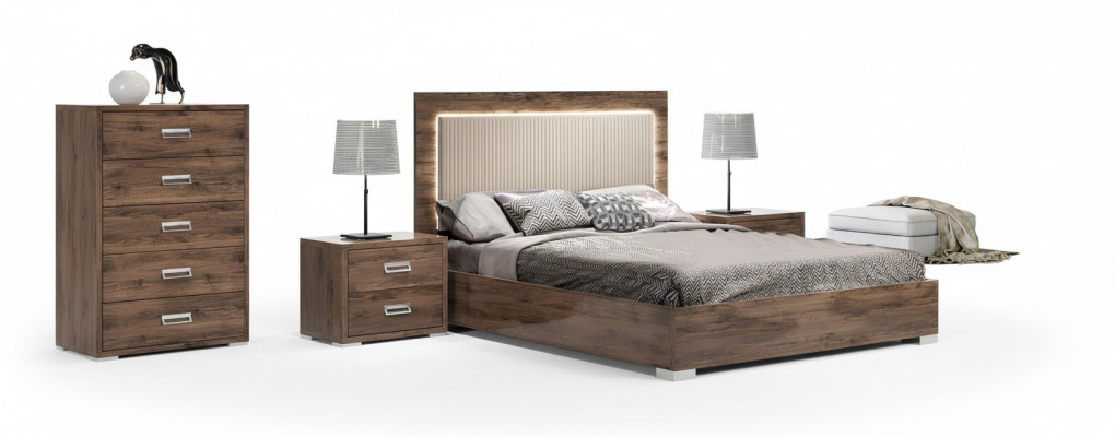 Lit de chambre d'hôtel lit tapissé lit matrimonial structure en bois 180x200 chambre