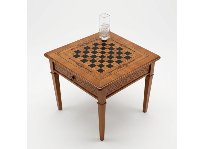 Table d'échecs avec études miniatures de meubles de jeux de table de jeu de table de jeu d'échecs