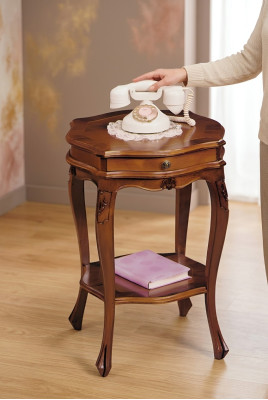 Table de téléphone Table d'appoint Console Table Table de fleurs Table en bois Tables Mobilier neuf