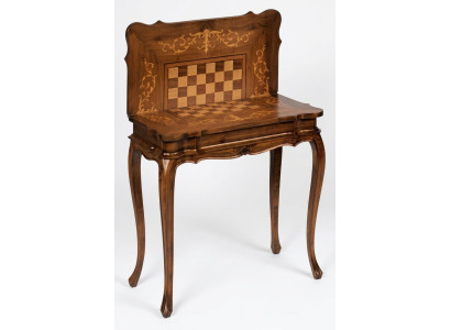 Table de jeu d'échecs Table d'échecs Table en bois Tables de jeu Meubles de jeu de style antique neufs