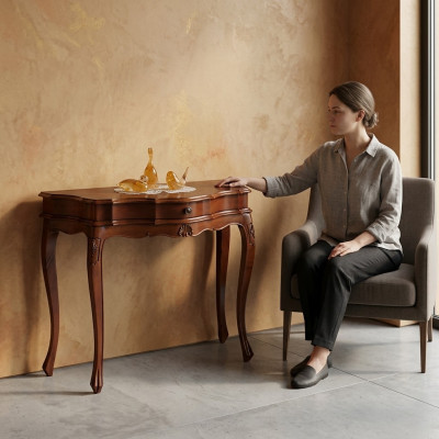 Table console Concepteur Table en bois Console Tables Console de maquillage Mobilier