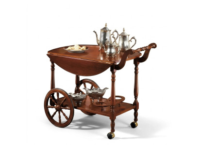 Table de service en bois massif de style antique baroque rococo de luxe.