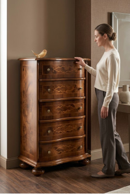 Coffres à tiroirs en bois Commode de luxe Buffet Armoire Portemanteau Buffet Mobilier neuf