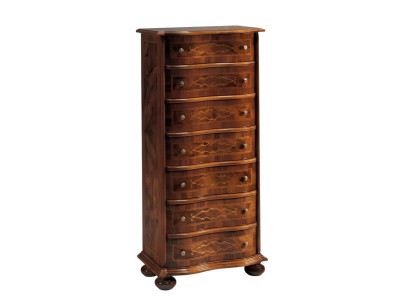 Meubles de style italien en bois de luxe Marron Commode de style baroque antique Style neuf
