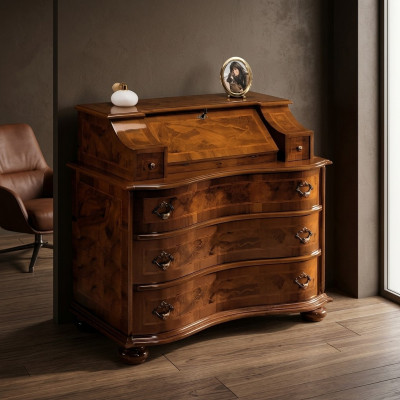 Luxueuse commode en bois de style italien Meubles Commodes Style baroque Style antique neuf