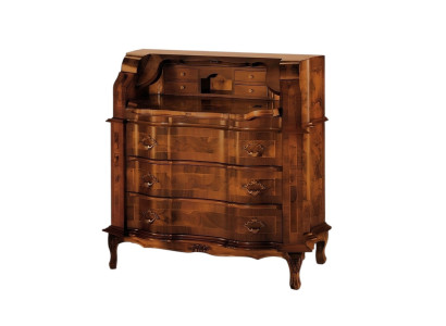 Commode en bois italien de style de luxe. Commodes de style baroque antique.