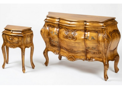 Tables de chevet baroques rococo, table de chevet, consoles, nouveau table de nuit.