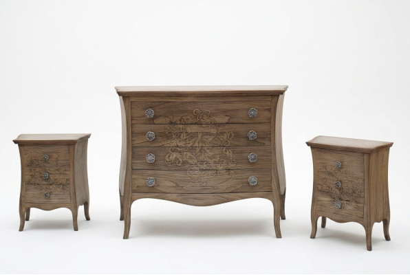 Commode Armoires en bois Buffet Mobilier Luxueuse Commode Bahut Armoire Italie