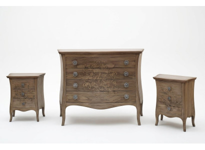 Commode Armoires en bois Buffet Mobilier Luxueuse Commode Bahut Armoire Italie