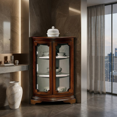 Vitrine Commodes Vitrines Commodes Armoires en verre Design de verre Garde-robe Baroque Rococo