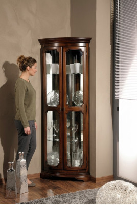 Vitrine d'angle Commode Vitrines Commodes Armoires Armoire de designer Baroque Rococo