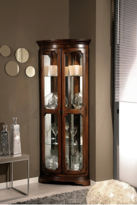 Vitrine d'angle Commode Vitrines Commodes Armoires Armoire de designer Baroque Rococo
