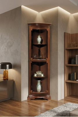 Vitrine d'angle Commodes Vitrines Commodes Armoires Vitrées Armoires de Designer Armoire Baroque