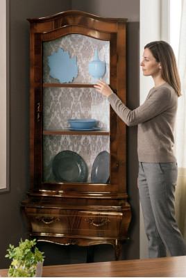 Vitrines d'angle Commodes Vitrines Commodes Armoires en verre Armoire design Rococo
