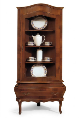Vitrine d'angle Armoire classique Vitrines Salon Armoires Buffet