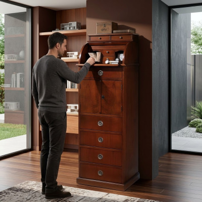 Buffet Commode Buffet Armoire Porte-manteau Mobilier italien Étagère Console