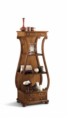 Vitrines Design Étagère Unité murale Salon Étagère murale Bois Vitrine Meubles Armoires