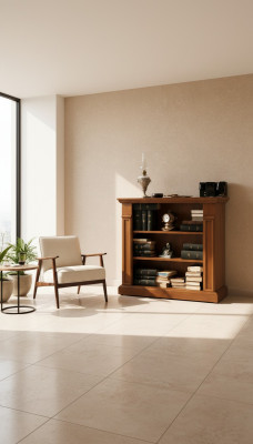 Étagère Vitrine Armoire Classique Bibliothèque Bois Neuf