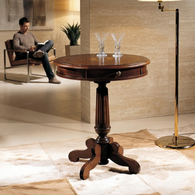 Table basse ronde de luxe Design Canapé Table d'appoint Table basse Salon