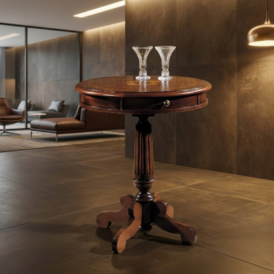 Table basse ronde de luxe Design Canapé Table d'appoint Table basse Salon