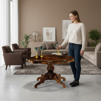 Table basse de luxe côté Design Table de canapé Tables basses Salon Solide